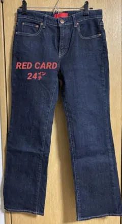 RED CARD ストレートデニム