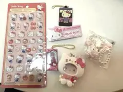 ハローキティ 7点セット　ドロップシール付き