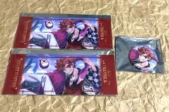 ツイステッドワンダーランド 寮服 缶バッジ 箔押しビッグクリアカードコレクション