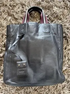 【伊勢丹購入】“美品激安”バリー BALLY 黒色トートバッグ