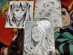 鬼滅　複製ミニ色紙　竈門禰豆子　時透無一郎　煉獄杏寿郎【3点セット】