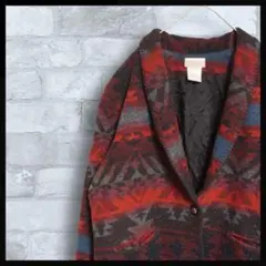 Coldwater Creek 総柄 ジャケットコート テーラード　USA製