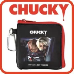 新品 チャイルドプレイ チャッキー カラビナ付きコインケース サンキューマート