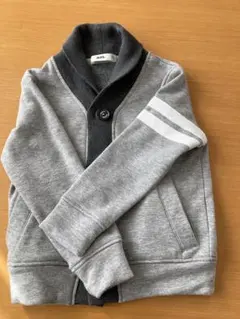グレー フリースジャケット 110cm