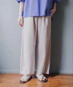【新品未使用】スタジオクリップ　多機能EASYストレートパンツ