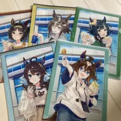 ウマ娘　クリアファイル　5枚　ローソン
