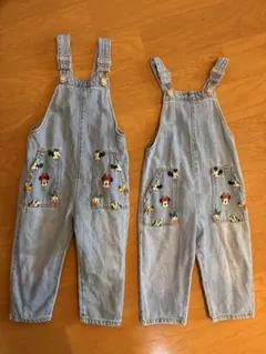 80s USA製 ミッキー ミニー デニムベスト ヴィンテージ - メルカリ