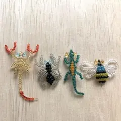 ビーズ　危険な生き物 ハンドメイド モチーフ マスコット