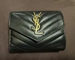 Saint Laurent 三つ折り財布 ブラックのサムネイル