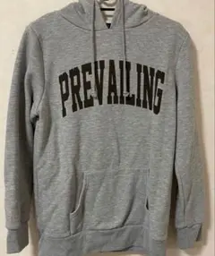PREVAILING フード付きパーカー グレー