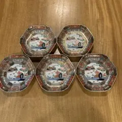 貴重‼️ 賞美堂、其泉窯、舟形鉢5枚‼️ - メルカリ