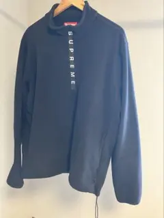 【美品】supreme ジップロゴフリース　14AW