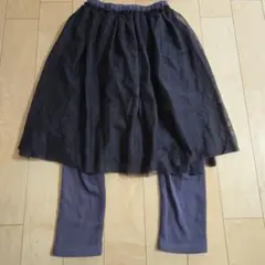 130 チュールスカート付きレギンス