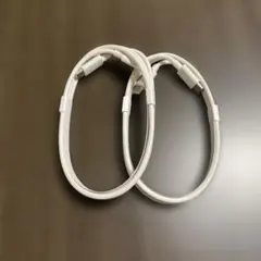 USB-C充電ケーブル 2本セット ホワイト