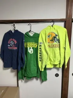 Nhl フード付きパーカーセット（ネイビー・グリーン・イエロー・ブラック）