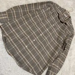 Burberrys チェック柄シャツ ベージュ L カジュアル 羽織り 着回し