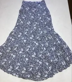 SNIDEL スナイデル フレアスカート 花柄　サイズ0 マーメイド　ロング