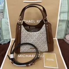 MICHAEL KORS ショルダーバッグ ベージュ/ブラウン