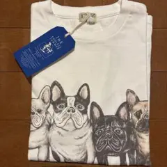 tes THE ENDLESS SUMMER 犬イラスト Tシャツ M ホワイト