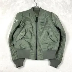 AVIREX MA-1 フライトジャケット カーキ ステンシル USAF M