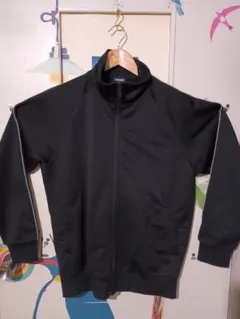 90s 00s OLD UNIQLO トラックジャケット L 紺タグ ジャージ黒