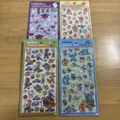 【正規品】ディズニー ボンボンドロップシール 4枚セット