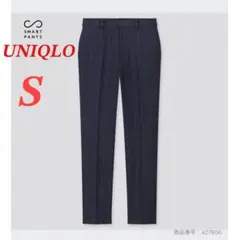 【極美品】ユニクロ　EZYアンクルパンツ　チェック　2way ストレッチ　S