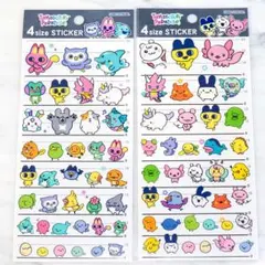 たまごっち4サイズ ステッカー　パラダイス