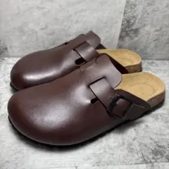 【極美品】ビルケンシュトック ボストン ベチュラ 23 サボ サンダル ブラウンのサムネイル