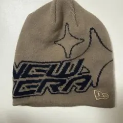 NEW ERA ニット帽 ビーニー ベージュ