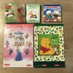 ディズニー　メモ帳5種