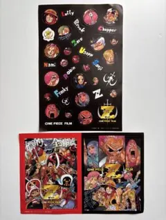 ワンピース ONE PIECE FILM Z ステッカー 2枚セット サンジ