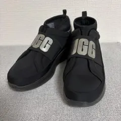 UGG スニーカー 24cm ブラック シルバー
