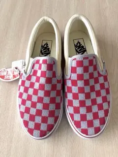 ⭐︎美品⭐︎Vans スリッポン チェッカー ニット スニーカー （24cm）
