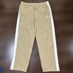 Stussy トラックパンツ ベージュ ラインパンツ