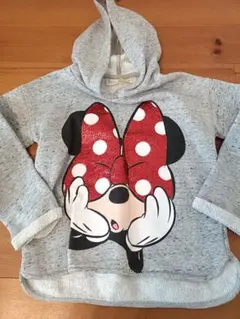 Zara Girls ミニーマウス フード付きトレーナー 122cm