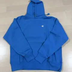 Champion Reverse Weave パーカー M 青 - メルカリ