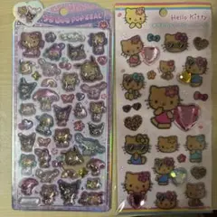 正規品　サンリオうるちゅるポップシール日焼け 　ラインストーンシール