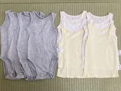 ユニクロ　肌着　コットンメッシュ　ボディスーツ　タンクトップ　80 10着セット