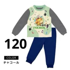 新品 ピクミン 光るパジャマ PIKMIN 裏起毛長袖パジャマ120 オッチン