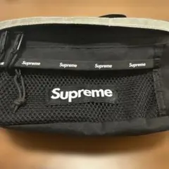 Supreme ブラック ボディウエストバッグ