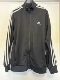 【adidas 】 アディダス ジャージ トラックジャケット ブラック 3ライン