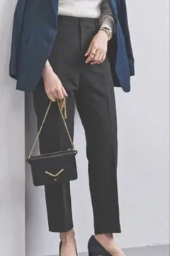 1月27日まで‼️ユナイテッドアローズレオパードジャカードパンツBLACK日本製