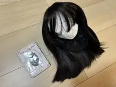 黒ストレートボブウィッグ