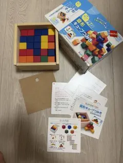 KUMON TOY 図形キューブつみき 知育玩具のサムネイル