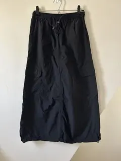 GU カーゴロングスカート 黒 Sサイズのサムネイル