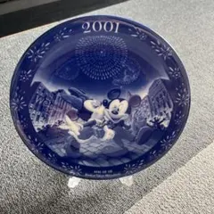 ミッキーマウス 陶器プレート 2001年