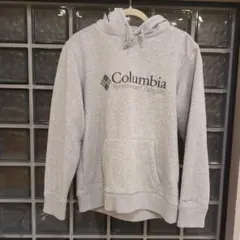Columbia コロンビア　グレー 　スウェットパーカー　フーディーLサイズ