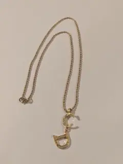 Christian Dior ネックレス ゴールドカラー