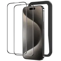 ガラスフィルム iPhone14 強化ガラス 黒縁あり フィルム 6.1インチ